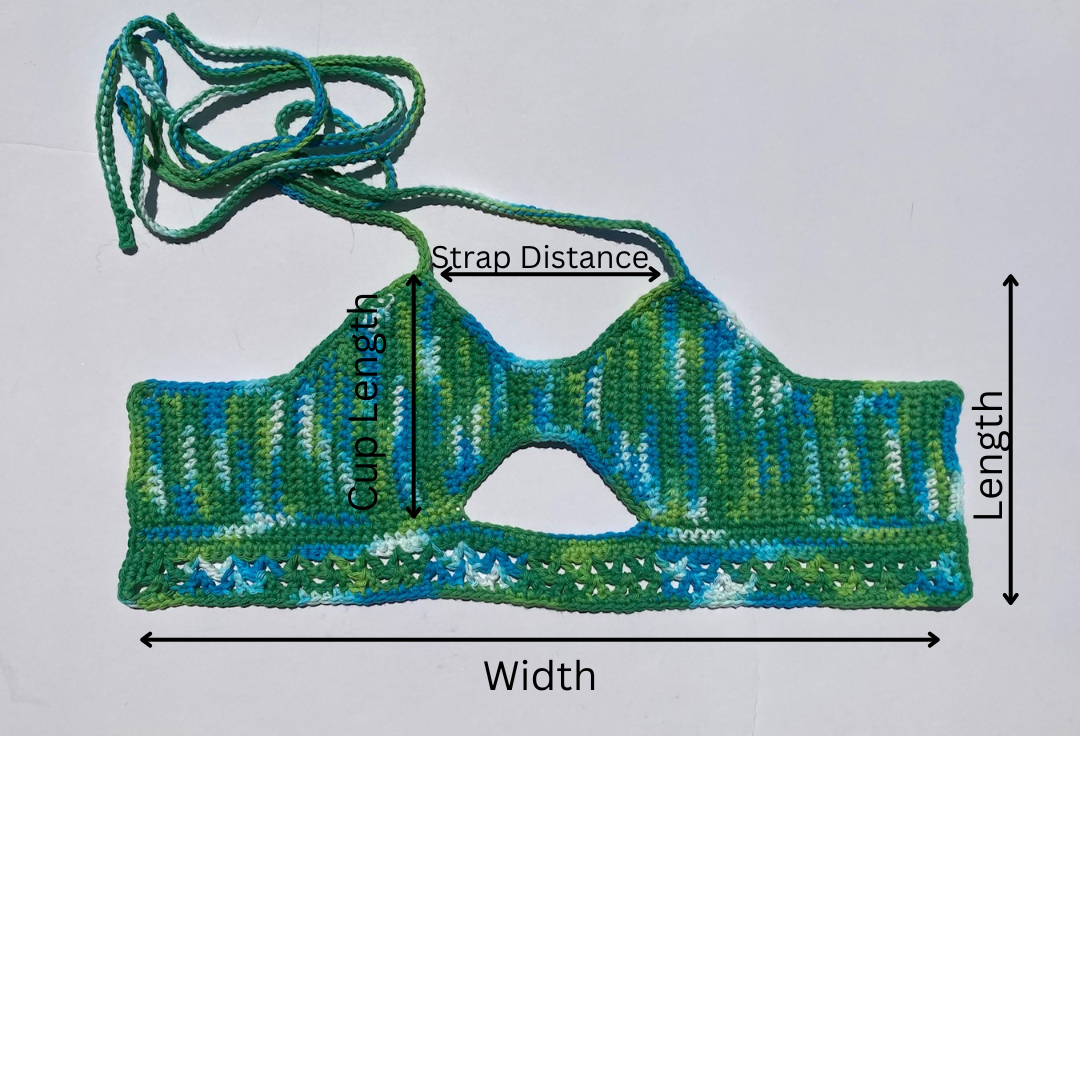 Seabreeze Crochet Sneek A Peek Top - Medium