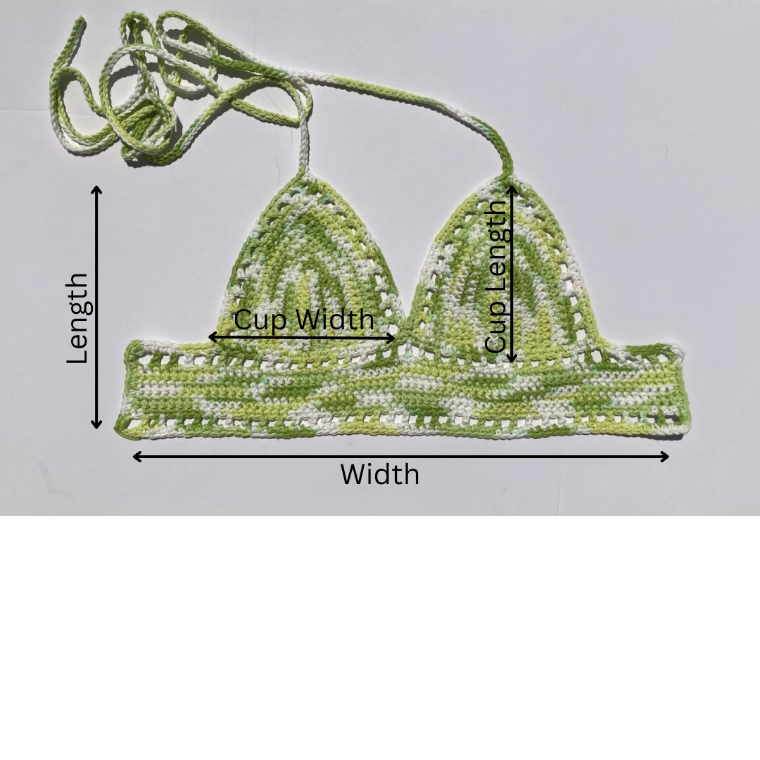 Limeade Crochet Lilly Top - Small